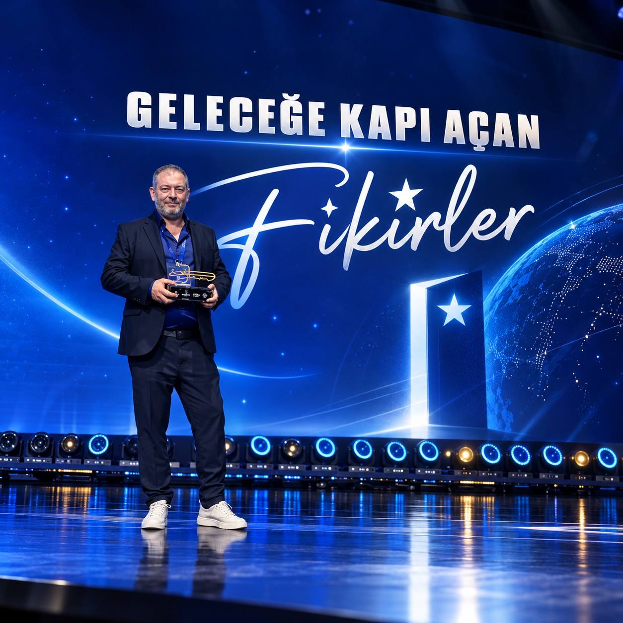 Geleceğe Kapı Açan Fikirler sahnesinde TIGERWOOD temsilcisi
